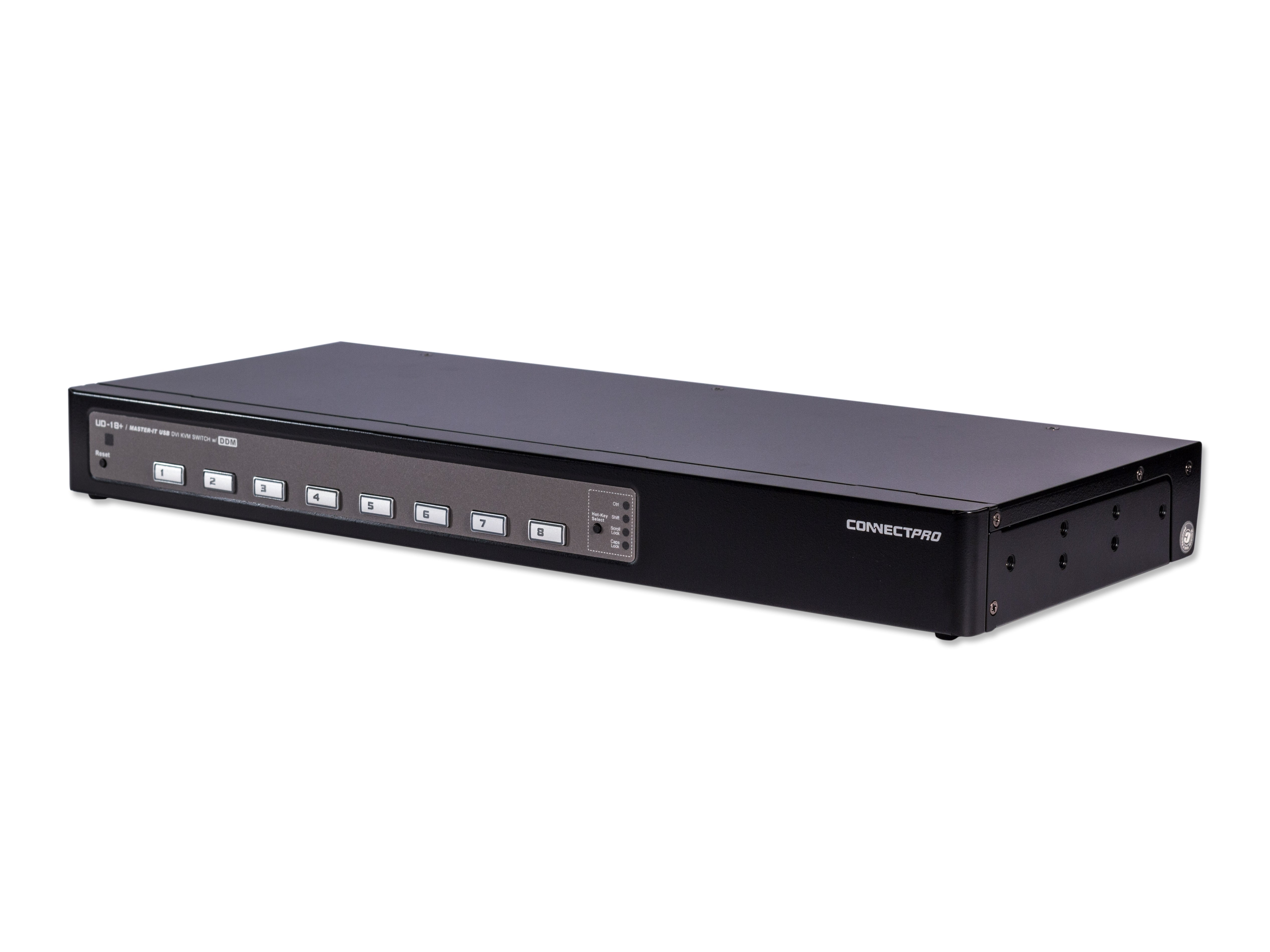 DVI-D KVM switch for One Monitor and Computers – ConnectPRO