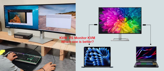 Why a Standalone KVM Switch is Superior to Monitors with Built-In KVM Functionality