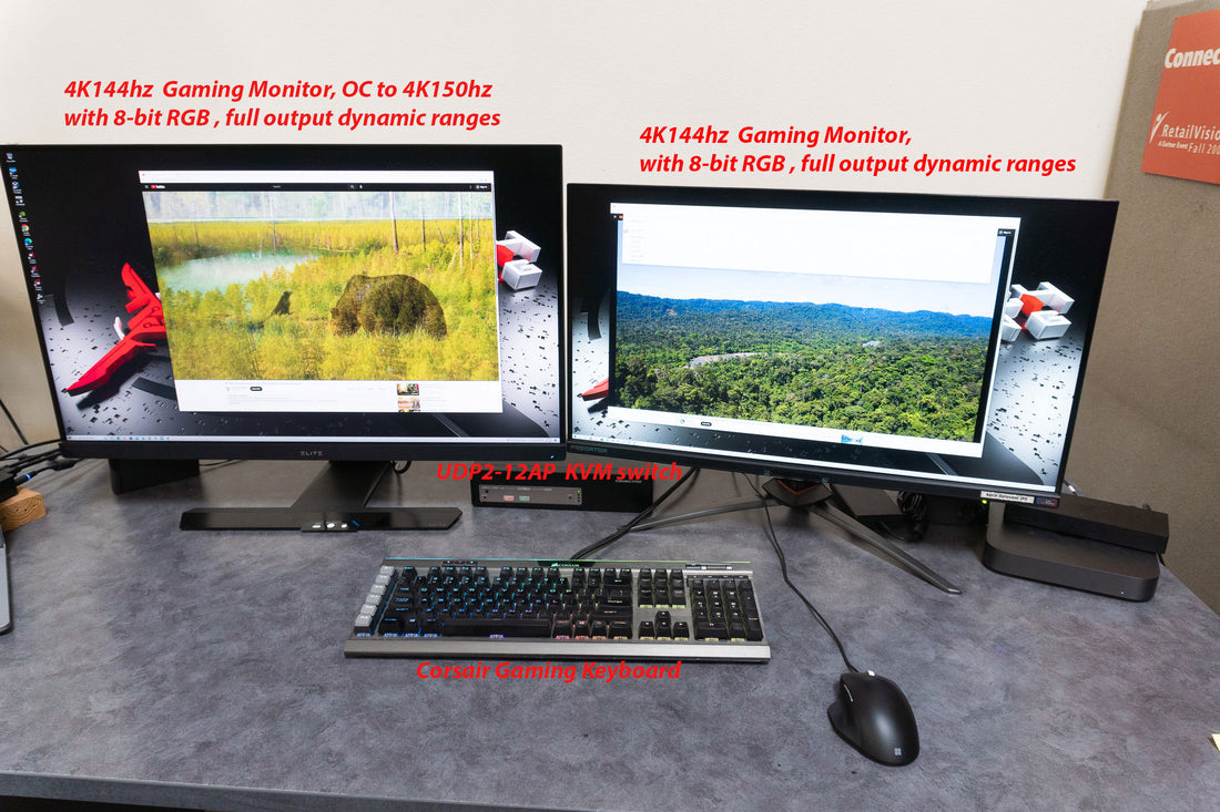 Why Gamers Should Integrate ConnectPRO's DisplayPort KVM Switches with EDID Emulation Technology in Their Gaming and Work-from-Home Setups