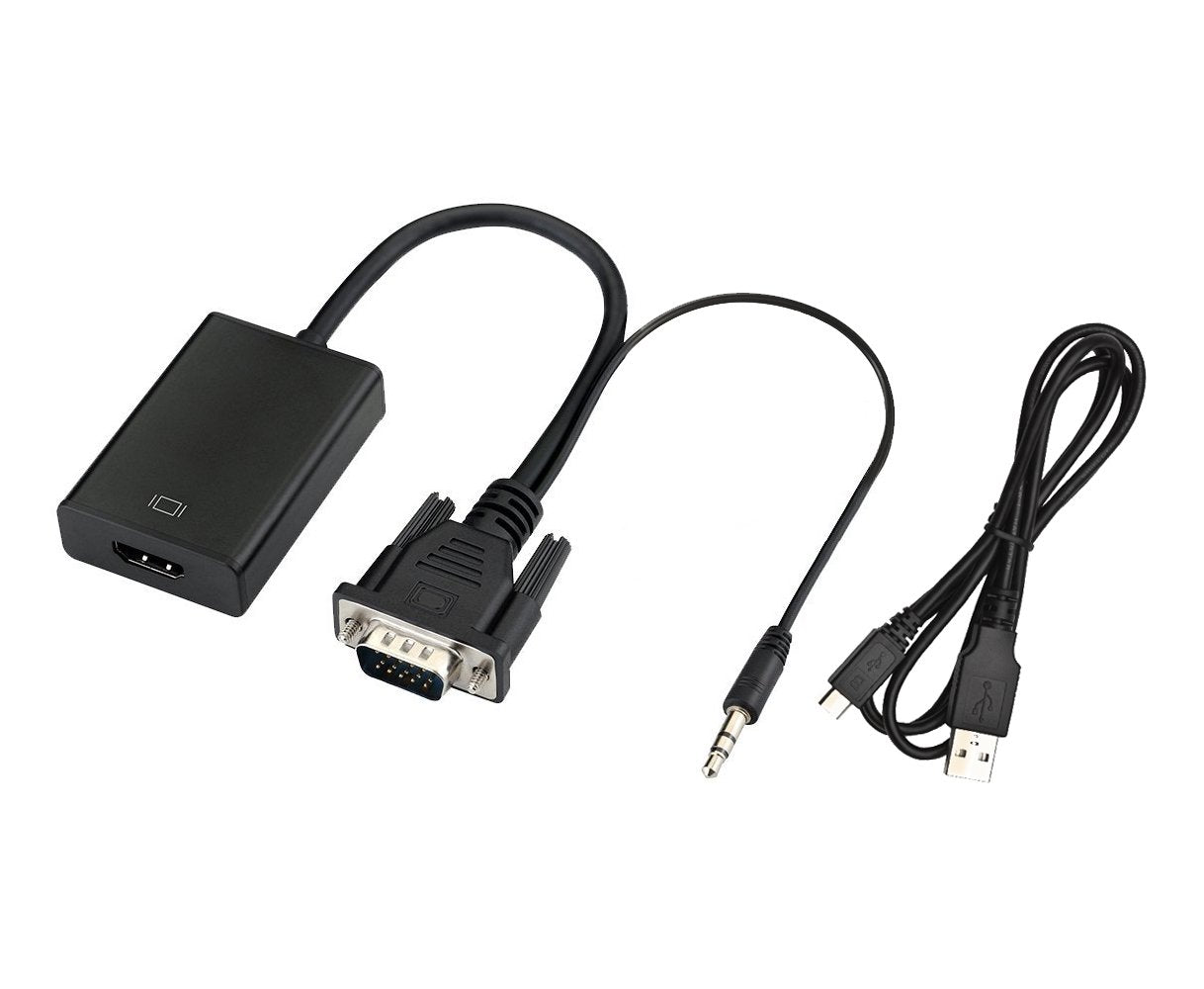 Adaptateur HDMI vers VGA i-Tec HDMI2VGAADA Noir 15 cm