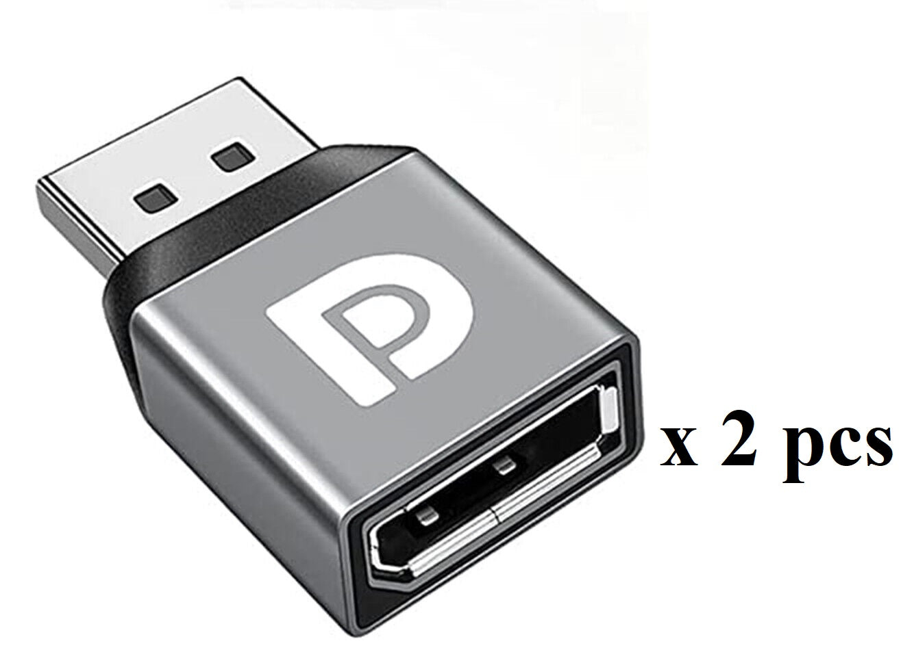 DisplayPort 1.4 Male to DisplayPort 1.4 Female Extension Adapter